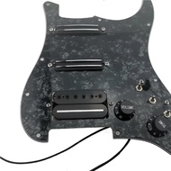 KR-  - Guitar Humbucker Pickup Pre-Wired Pickguard Alnico 5 HSS Harness Push Pull Single Cut Set