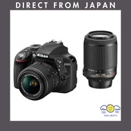 【Used】Nikon Digital DSLR Camera D3300 Double Zoom Kit Black D3300WZBK Direct from Japan Fully Tested