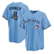 Jersi besbol Blue Jays edisi peminat 11 # BICHETTE 27 # GUERRERD 6 #   4 #   30 #   47 #