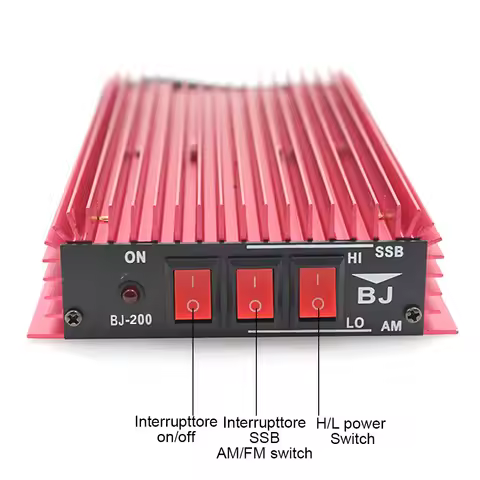 Baojie BJ-200 Power Amplifier 50W FM AM SSB 25-30MHZ Mini-size and High Power CB Radio Amplifier BJ2
