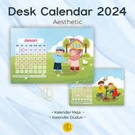 2024 AESTHETIC MUSLIM Design Desk Calendar/Daily Desk Calendar 2024 | Islamic Quotes Every Day | Desk Calendar/Sitting Calendar In 2024 Desian Full Color