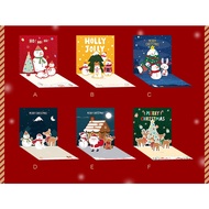 3d Christmas Cards - 3D Christmas Gift Cards - Santa Claus 3D Cards - Hot Trend 2022