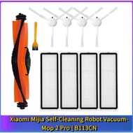 Spare Parts Accessories For Xiaomi Mijia Self-Cleaning Robot Vacuum-Mop 2 Pro | B113CN And Mop 3S | B108CN Robot Vacuum Cleaner Main Side Brush Hepa Filter
