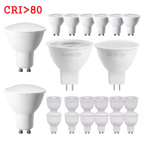 3W 5W 7W 12W MR11 GU11 GU10 GU4 GU5.3 No Flicker LED Bulb Foco Light AC220-240V 3000k 6000k Lamps Eq