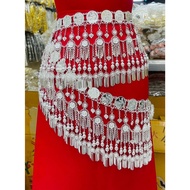 Hmong Costume Jewelry Belt Silver