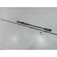 G-tech THUNDER GTTS 662-B/PE 2-4 | Biatcasting Rod | Overhead Fishing Rod | Quality SALTWATER Sea Fishing Rod | Solid CARBON Fishing Rod