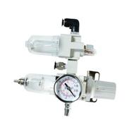 【BBI】-Air Pressor Oil Water Separator Regulator Trap Filter Air Filter Lubricator Combination Tire C