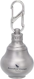 iBasingo Titan Pill Box Key Ring Ultralight (32.5g) Waterproof Portable Mini Medicine and Vitamin Bo