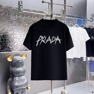Prada/Prada 2026 Round Neck Short-Sleeved T-Shirt Couple Style Men Style Original Design New Color P