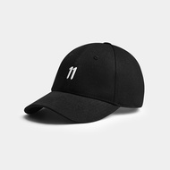 ELEVEN- Black 11 logo baseball cap - White Logo