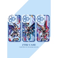 Soft clear Redmi case hp with Cool Gundam Mecha Elements for Redmi A1 A3 9A 9C 10C 12C 13C 14C NOTE 