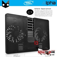 Cooling Pad Deepcool Upal Notebook Cooler Fan Laptop 15.6" Silent Slim Super Promo