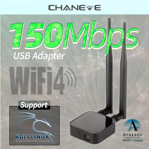Atheros AR9271 Chipset 150Mbps Wireless USB WiFi Adapter 802.11n Network Card With 2 Antenna For Win