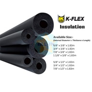 K-Flex Insulation for Copper Pipe Multi Size (Price per piece)
