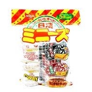 Nissin Mini Five-Piece Cup Noodles Tofu Skin Udon Noodles Tempura Soba Noodles Yuanzu Chicken Cup No