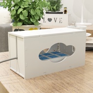 Wire storage box charger power cord wire hidden storage box computer wire storage box tabletop space