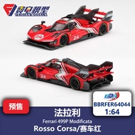 Trendy Hot Sale BBR 1: 64 Ferrari 499P Modificata Racing Red Car Model BBRFER64044 Birthday Gift