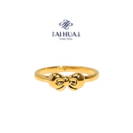 AIHUA Cincin Ribbon (5G) Cincin Emas 916 Ori
