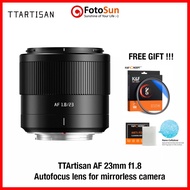 TTArtisan AF 23mm f1.8 Bokeh lens for Fujifilm X mount mirrorless camera