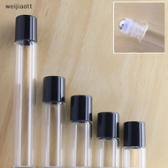 [weijiaott] 1ml 2ml 3ml 5ml 10ml Amber Thin Glass Roll On Bottle Empty Refillable Bottle Sample Test   Vials With Roller SG