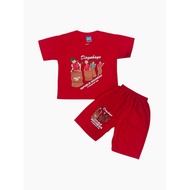 MERAH CHILDREN'S CLOTHING SET 1 - 8 YEARS INDONESIAN INDEPENDENCE DAY/ AUGUST 17 RED RACING SACK/ / 