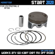 62Mm Bisikleta 4 D6 At Piston Ring Kit Para Sa Shen ZS 190Cc Z190 W190 1P62yml-2 Engine Dirt Pit