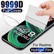 9999D Soft Full Cover Hydrogel Film Realme 5 5i 6i 6 7 8 Pro 7i 8i 9i C1 C2 C3 C11 C12 C15 C17 C20 C