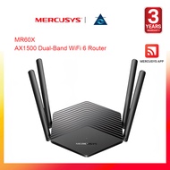 Mercusys MR60X AX1500 Dual-Band WiFi 6 Router