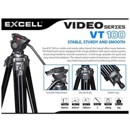 Excell VT 100 Professional Video Tripod Excell VT-100