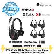 Synco Xtalk X5/ X6/ X7/ X8/ X9 2.4G Full-Duplex Single-Ear Remote Headset Wireless Intercom System