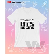 BTS T-Shirt BTS Begins Short Sleeve White T-Shirt