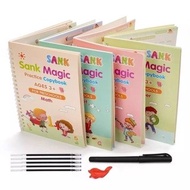YNC Sank Magic Practice Copy Book 4 in 1 Bahasa Inggris &amp; Arabic Murah