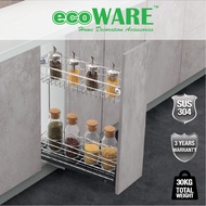 ecoWARE Multi Function Two Layers Pull Out Basket (SUS304)