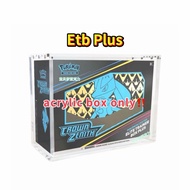 （Ready Stock）Pokemon acrylic pokemon ETB Plus magnetic acrylic box宝可梦ETB Plus亚克力展示盒