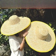 Straw Hat Sunscreen Sunshade Work Agricultural Use 20-Inch Straw Hat-Mengkuan Hat-Farmer Straw Hat