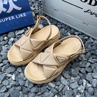 Inaso Sepatu Sendal Wedges Tali Wanita Sandal Slop Korea Empuk Non Slip HSN129