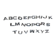 x1 Chrome Silver Letter Word Personal Car Sticker For VW Golf 7 8 GTI Polo 5 6 Passat B8 CC Tiguan T