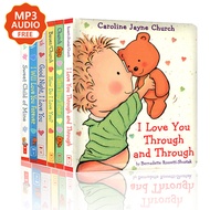 【หนังสือภาษาอังกฤษ พร้อมส่ง หนังสือ 】1/6 Books Love Good Night Story Book for Kids Children Toddler Interactive Storytelling Board Books Caroline Jayne Church Book Picture Book Bedtime Reading Preschool Education Book for Ages 3-6 Beginner Early Reader