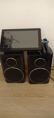 InAndOn 音王家庭 KTV點歌機15.6吋功放一體機+8吋烤漆音響套裝