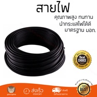 สายไฟ สายไฟฟ้า คุณภาพสูง  สายไฟ THW-A BCC 1X16SQ.MM 100M ดำ  BCC  THW-A 1X16 SQ.MMX100ม. นำกระแสไฟได