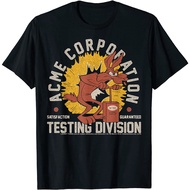 Wile E T-shirt. Coyote Acme Corporate Testing T-Shirt – Men's Retro 90s Vintage Shirt Unisex Cotton 