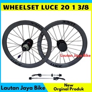 WHEELSET CARBON SEPEDA LIPAT 20 × 1 3/8 (451MM)