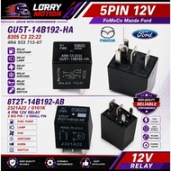mazda ford fomoco 4pin 5pin relay 12v GU5T-14B192-HA  8T2T-14B192-AB 4RA 933 716-07  2321A22