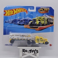 HOT WHEELS TRACK FLEET FUEL & FIRE HW FUEL LORI LORRY