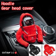 Car Accessories Fit For Mercedes Benz E300 Gla Glc Gls Glk c200 C260 Plush Sweatshirt Style Universal Car Gear Cover