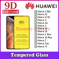 Full Screen Curve Tempered Glass Screen Protector Huawei Nova 2lite 2i 3i 4 4e 5 5i 5t 5Pro 5iPro 7 