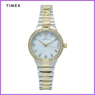 ▬ ◄ ◙ Timex Viewpoint Two Tone Plated Alloy Analog Watch For Women TCC3D85800 CLASSICS