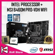 MSI B460M PRO-VDH WiFi B460 LGA1200 MOTHERBOARD + Intel 10TH GEN PENTIIUM / CORE I3 / I5 / I7 / I9 G