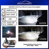 Breko Lattice Power Car Head Lamp B10 Headlight Led - Compatible With Nissan Sentra / Tsuru / Sunny 