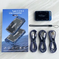 Box Sạc Live MP6 MTMAX  Hỗ Trợ Livestream Vừa Sạc Cho I O S Android tương thích tất cả điện thoại âm